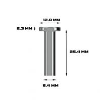 Aluminium Solid Rivet  (1/4)6.4 x 25.4(1")
