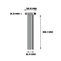 Aluminium Solid Rivet  (1/4)6.4 x 38.1(1"-1/2)