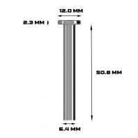 Aluminium Solid Rivet  (1/4)6.4 x 50.8(2")