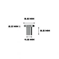 Aluminium Solid Rivet (3/16)4.8 x 9.5(3/8)
