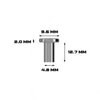 Aluminium Solid Rivet (3/16)4.8 x 12.7(1/2)