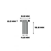 Aluminium Solid Rivet (3/16)4.8 x 15.8(5/8)