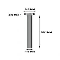 Aluminium Solid Rivet (3/16)4.8 x 38.1(1"-1/2)
