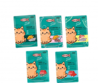 Kucinta Cat Pouch 80g - Chicken Sardines, Tuna Surimi, Tuna Anchovy, Pilchard Red Snapper, Oceanfish Chicken
