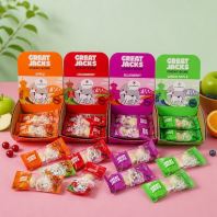 Greats Jacks Dental Care Dog Treats with Apple, Orange, Cranberry & Blueberry Flavours - 16g for Small Dogs