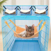 MY Cat Hanging Bed Durable Warm Pet Sofa in Zebra, Polka Dot, Leopard Prints