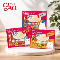 Ciao Chu Ru Tuna & Chicken Variety Pack 40pcs - Premium Cat Treats by Ciao