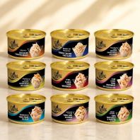 Sheba Premium Wet Cat Food 85g Cans with Real Meat in Gravy - Delicious Daily Nutrition