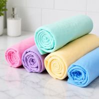 Super Absorbent PVA Bath Chamois Pet Towel for Cats and Dogs - Durable & Lightweight