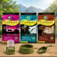Earthborn Holistic Grain-Free Dry Dog Food 12kg with Free Water Feeder, Bowl & Shovel