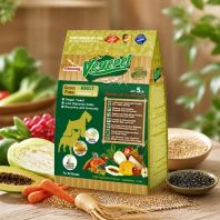 Vegepet Grain Free Vegetarian Dog Food with Ginseng 2.27kg - Hypoallergenic, Natural Ingredients Vegepet Grain Free Vegetarian Dog Food with Ginseng 2.27kg - Hypoallergenic, Natural Ingredients