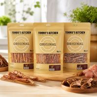 Tommy's Kitchen Natural Dog Treats 100g - Chicken & Duck Jerky Premium Snacks Tommy's Kitchen Natural Dog Treats 100g - Chicken & Duck Jerky Premium Snacks
