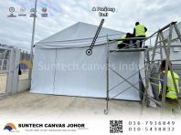 High-Quality A Slope Tent / A Panjang Tent Installation in Johor Bahru (JB), Malaysia