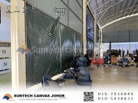 Heavy Duty Canvas Blinds Johor | Industrial Outdoor Roller Blinds Supplier