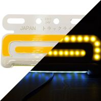 Yellow COB Side Marker 24V   High-Visibility Signal Light for Trucks &amp; Buses