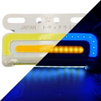 Blue COB Side Marker 24V   High-Visibility Signal Light for Trucks