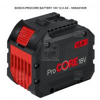 BOSCH PROCORE BATTERY 18V 12.0 AH - 1600A0193R
