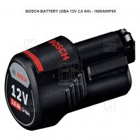 BOSCH BATTERY (GBA 12V 2,0 AH) - 1600A00F6X