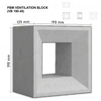 PBM VENTILATION BLOCK (VB 190.45)
