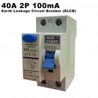 MAXGUARD ELCB / RCCB 100MA 240V 40A 2P