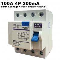 MAXGUARD 100A 4P ELCB / RCCB 300MA 415V