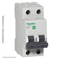 SCHNEIDER Easy9 MCB 6A 2P EZ9F56206