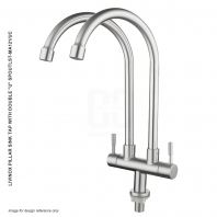 LIVINOX PILLAR SINK TAP WITH DOUBLE "U" SPOUTLST-MA121/UC