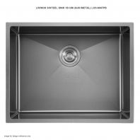 LIVINOX S/STEEL SINK 1B UM (GUN METAL) LUS-6047PB