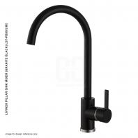 LIVINOX PILLAR SINK MIXER GRANITE BLACK LST-PB05 / UMX