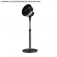 ECOBRIGHT 10" CIRCULATION STAND FAN BLACK EB SF1088
