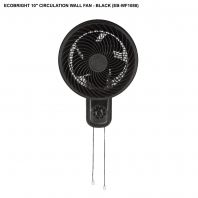 ECOBRIGHT 10" CIRCULATION WALL FAN - BLACK EB-WF1088