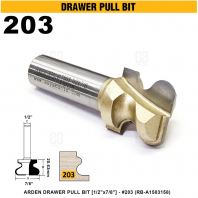 ARDEN DRAWER PULL BIT 1/2"x7/8" #203 (RB-A1503158)