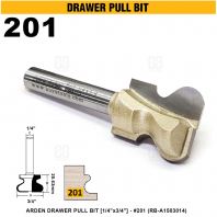 ARDEN DRAWER PULL BIT 1/4"x3/4" #201 (RB-A1503014)