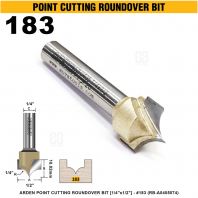 ARDEN POINT CUTTING ROUNDOVER BIT 1/4"x1/2" #183 (RB-A0405074)