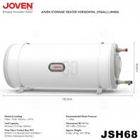 JOVEN STORAGE HEATER HORIZONTAL 15GAL JSH68