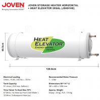 JOVEN STORAGE HEATER HORIZONTAL + HEAT ELEVATOR 20GAL JSH91HE
