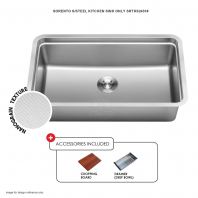SORENTO STAINLESS STEEL KITCHEN SINK ONLY SRTKS2431