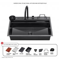 SORENTO MULTIFUNCTIONAL KITCHEN SINK SRTKS8751-BL