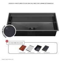 SORENTO HONEYCOMB KITCHEN SINK ONLY SRTKS8848-BL (880 X 500 X 250mm)