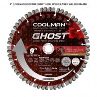 COOLMAN HSG230U GHOST HIGH SPEED LASER WELDED BLADE 9"