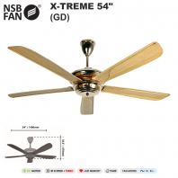 NSB X-TREME DC CEILING FAN 54" FD952-54 (GD)