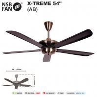 NSB X-TREME DC CEILING FAN 54" FD952-54 (AB)