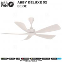 NSB FAN ABBY DELUXE 52" BEIGE