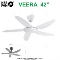 NSB FAN VEERA 42-5B MW/MW (MATT WHITE)