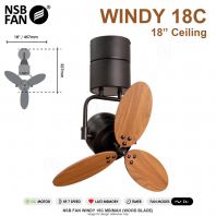 NSB FAN WINDY 18C MB/MAH (WOOD BLADE)
