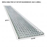 METAL CABLE TRAY 10" HOT DIP GALVANISED 8ft G18 1.0MM��