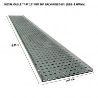 METAL CABLE TRAY 12" HOT DIP GALVANISED 8ft G18 1.0MM��
