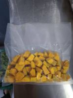 Fresh Cut Pumpkin Cubes