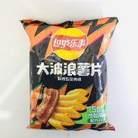 Lay's Big Wave Charcoal Grilled Pork Belly Flv Chips ���´�����Ƭ̿���廨��ζ