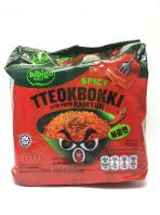 Bibigo Spicy Tteokbokki Stir-Fried Ramyun��ʽ����������122gx4pkt